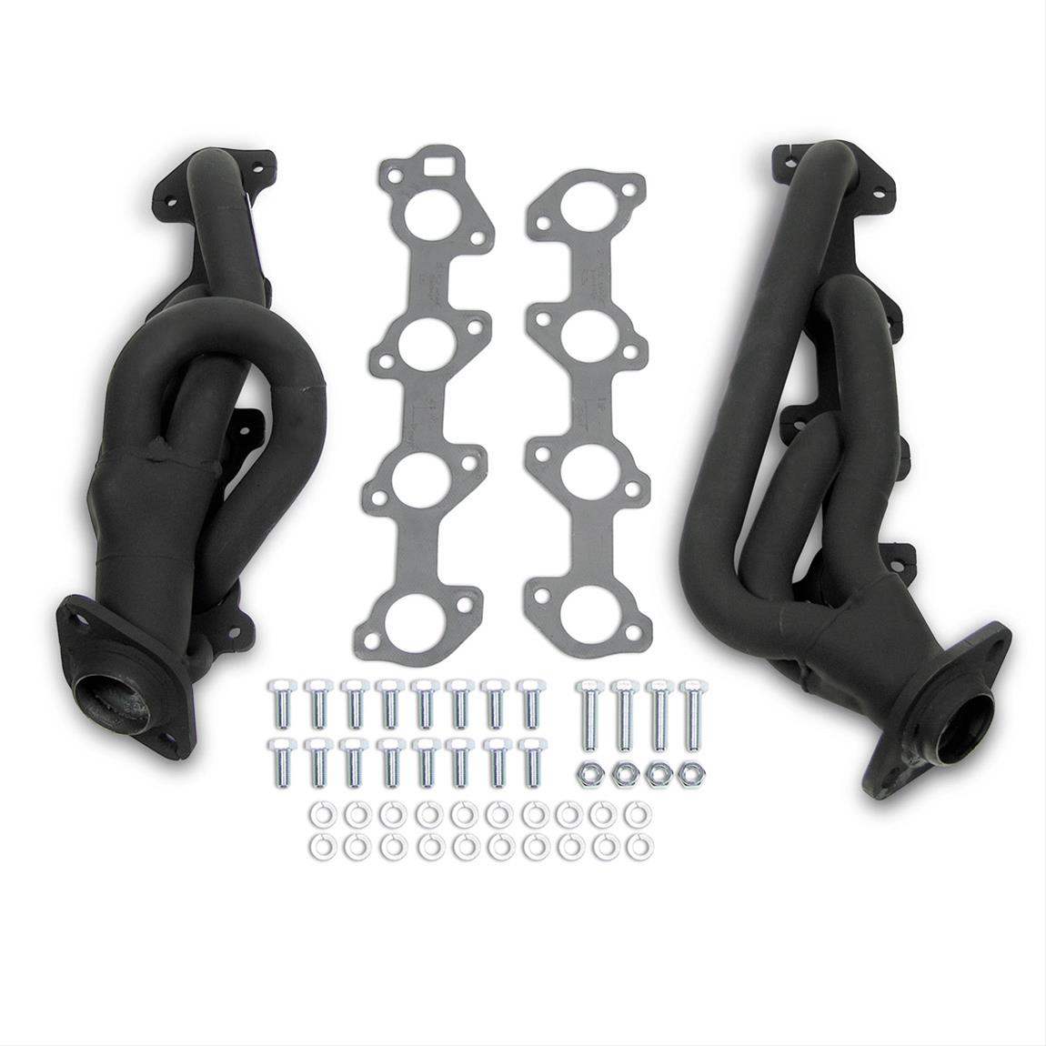 Flowtech Shorty Painted Headers 00-03 Dodge Durango, Dakota 4.7L - Click Image to Close